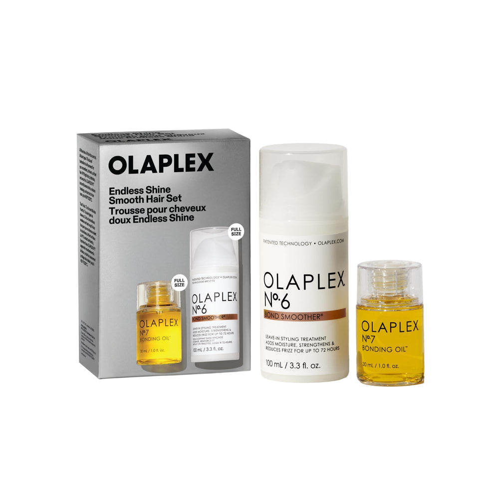 Olaplex front packaging showing limited edition set and styling benefits