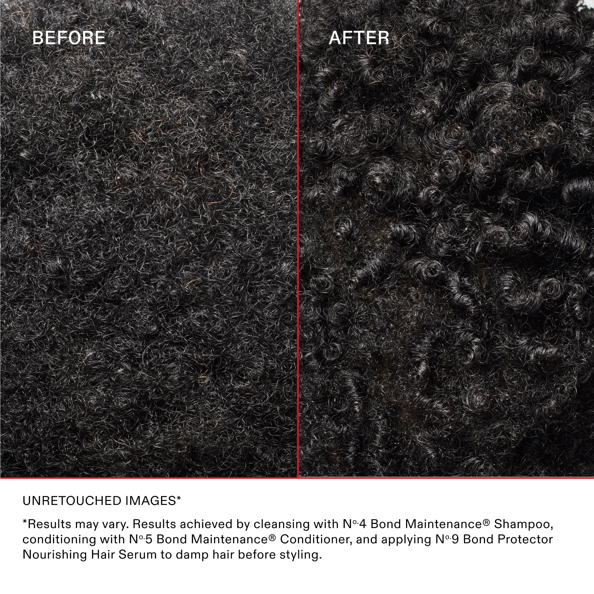 Close-up of Olaplex label and usage instructions showing clear directions and ingredients