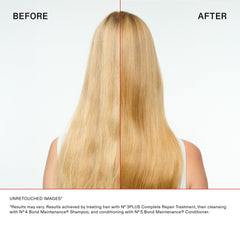 Olaplex N°.3PLUS staged on bathroom counter as part of a hair routine for convenience