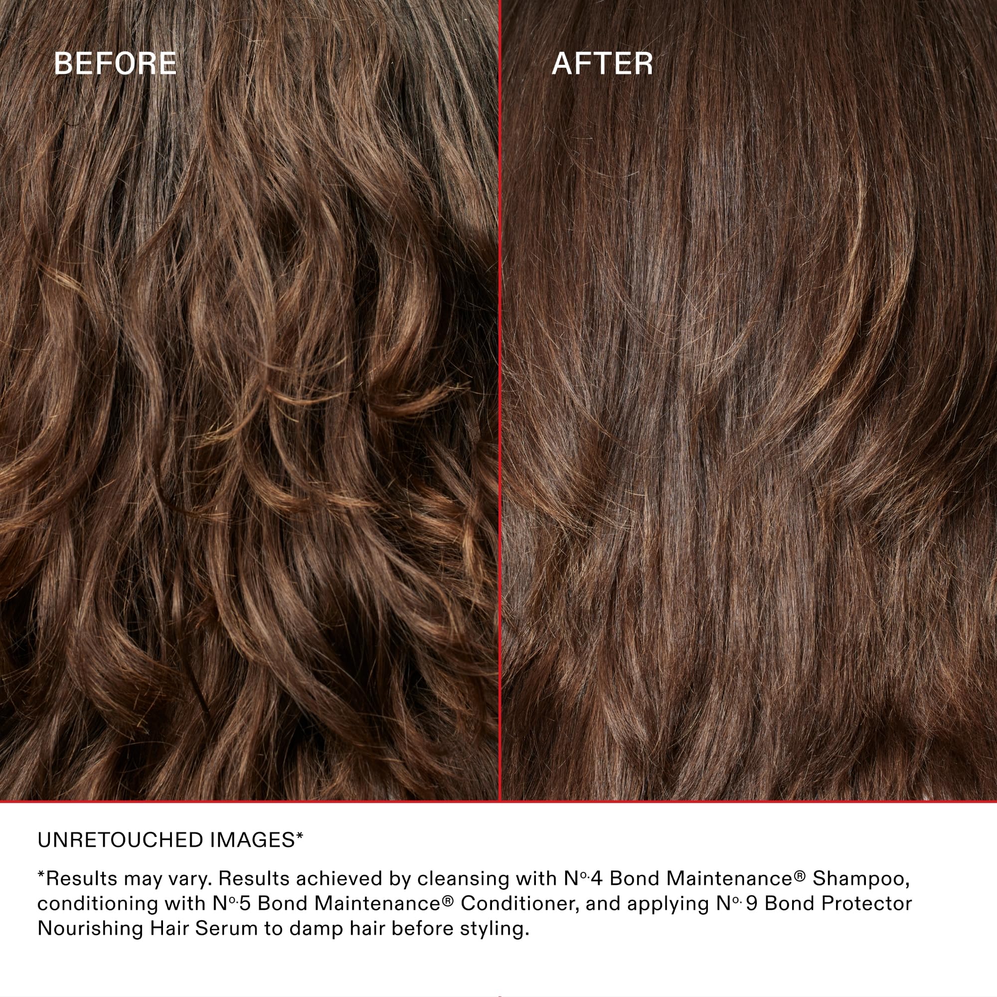 Applying Olaplex Nº.5 mid-lengths and ends for reduced breakage