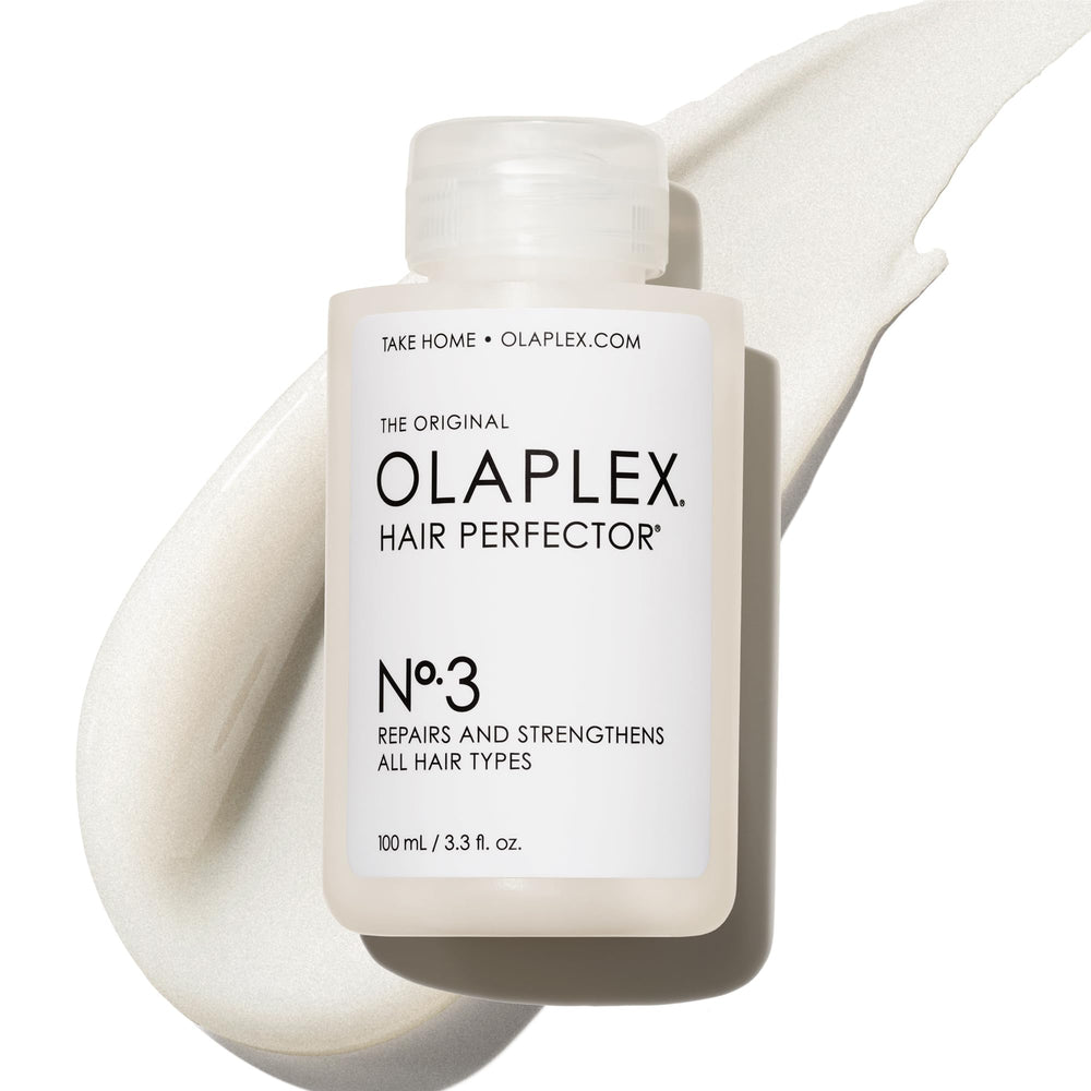 Olaplex No.3 front bottle showing brand and packaging benefits