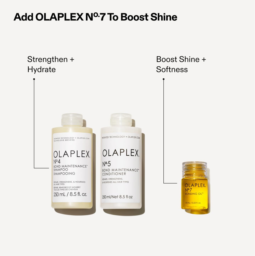 Olaplex No.4 shampoo lather texture demonstrating gentle cleanse and bond support