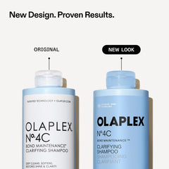 Olaplex bottle with pump producing foam, demonstrating rich lather and effective cleansing