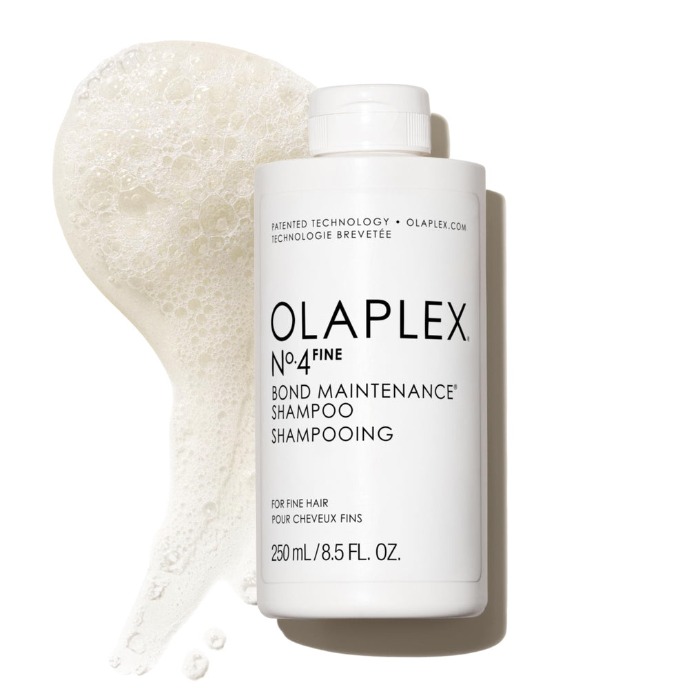 Olaplex No.4 FINE front bottle shows lightweight volumizing benefits