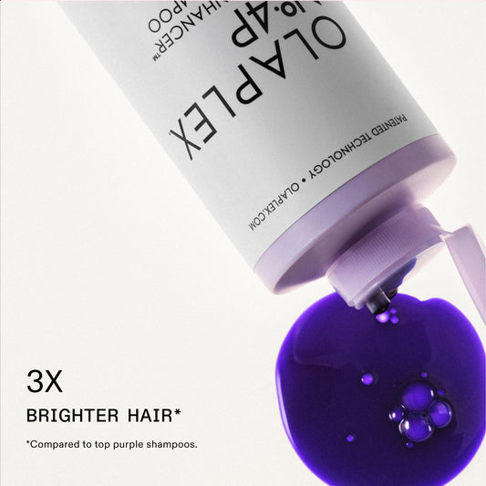 Olaplex Nº.4P back label displaying ingredients and usage instructions