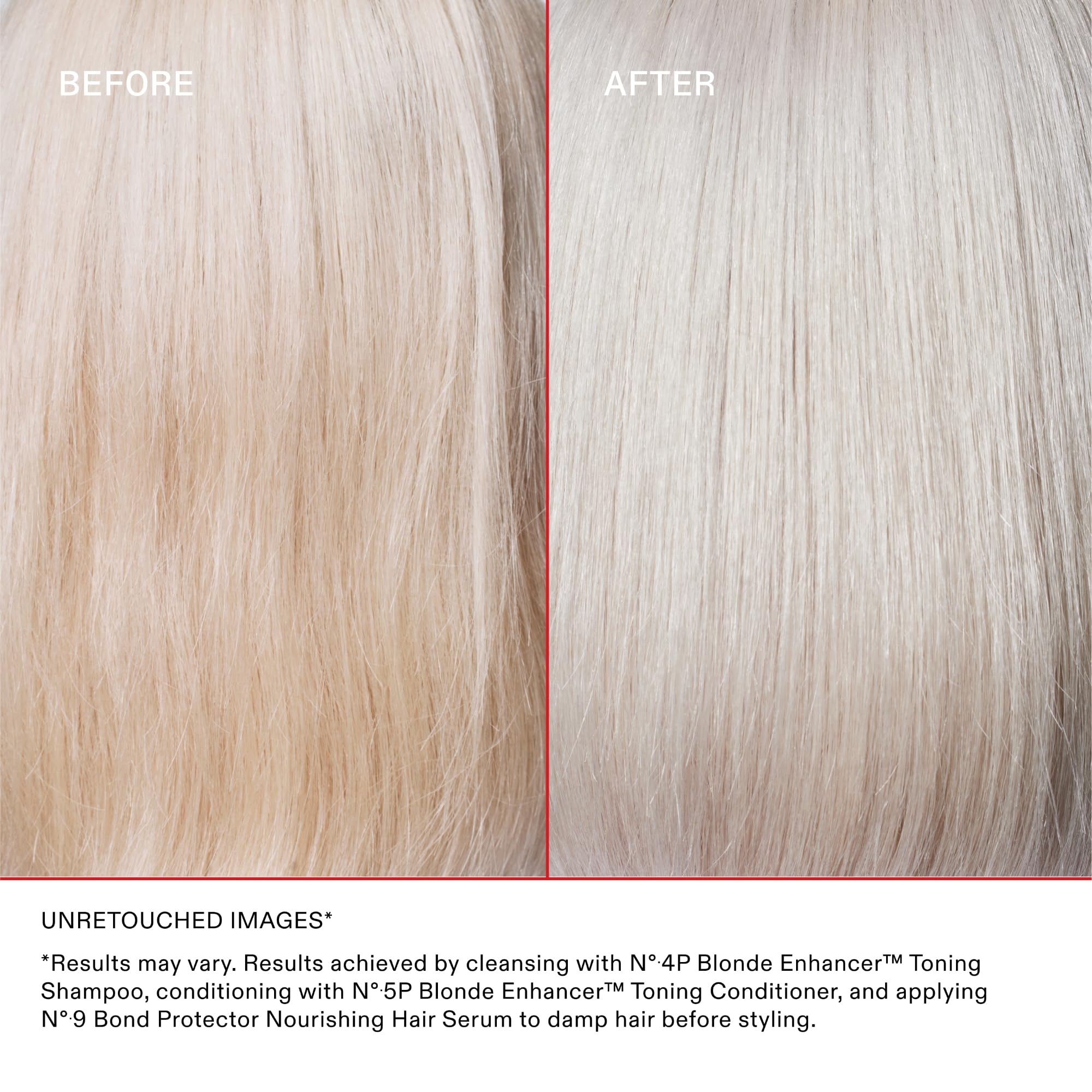 Olaplex Nº.4P next to ruler showing 250 mL bottle size