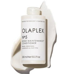 Olaplex No.5 front packaging showing bottle and branding for recognizable buy benefit