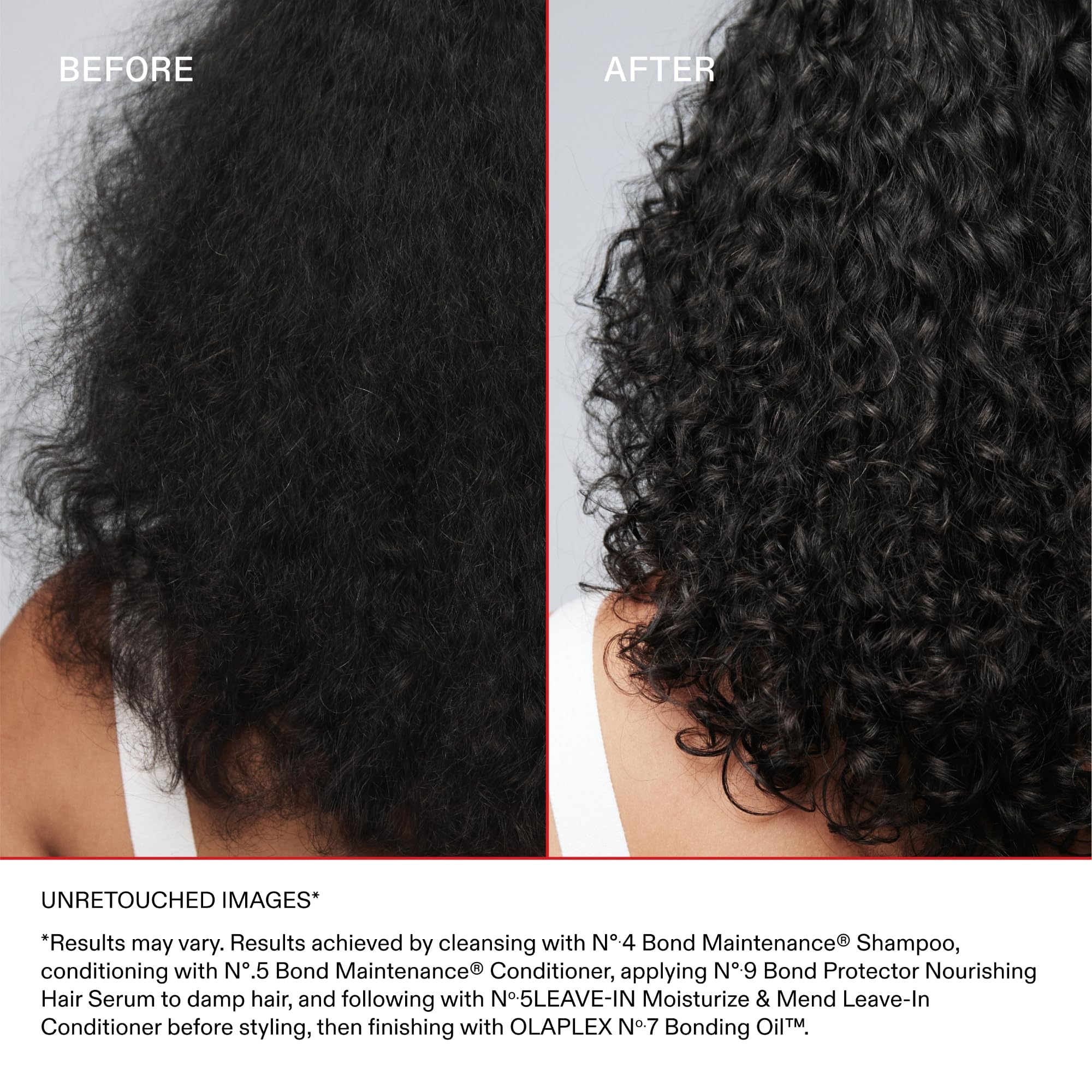 Olaplex Nº.5 bottle on vanity in lifestyle setting showing daily styling convenience
