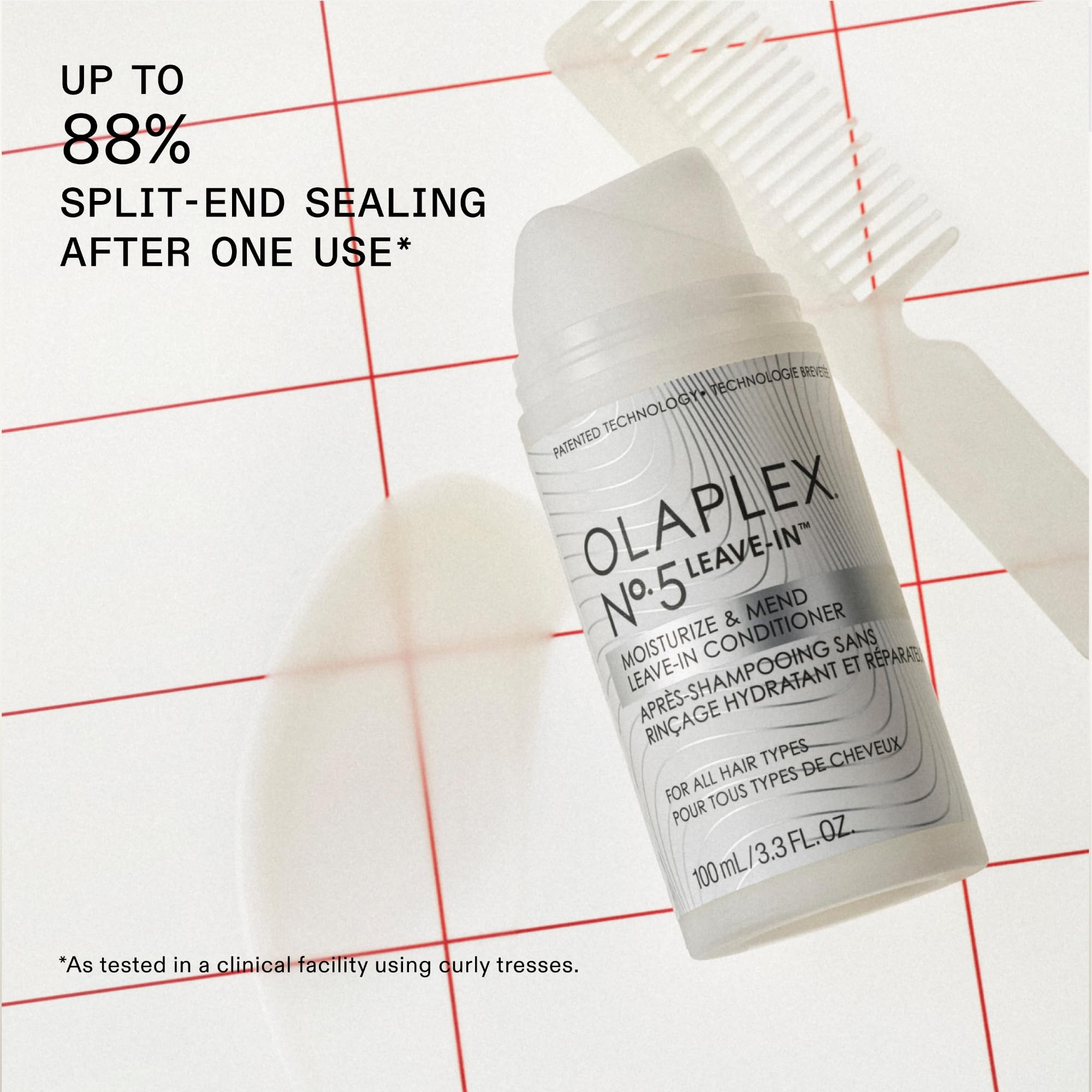 Olaplex Nº.5 pump and cap detail highlighting easy dispensing and tidy application