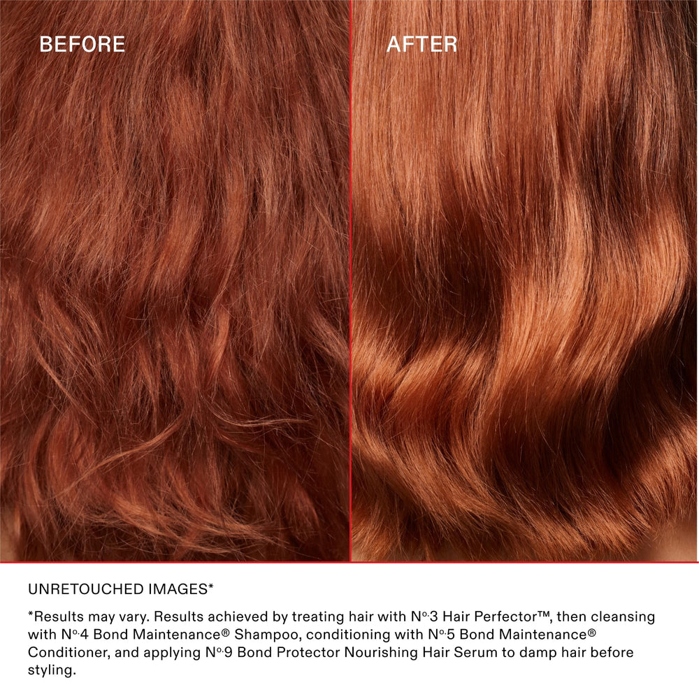 Olaplex Nº.4 in shower styling scene showing smooth manageable hair benefit
