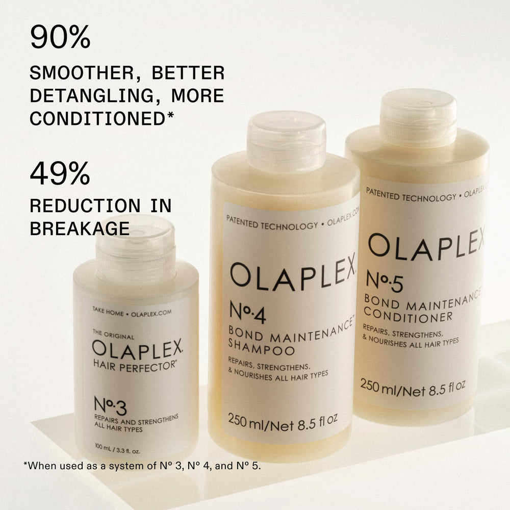 Olaplex Nº.4 creamy lather texture close-up showing gentle cleansing benefit