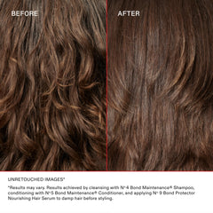 Olaplex Nº.4 250ml size comparison to show travel-friendly, salon-sized benefit