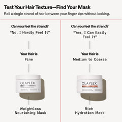 Open jar top view of Olaplex mask revealing rich formula ready to condition