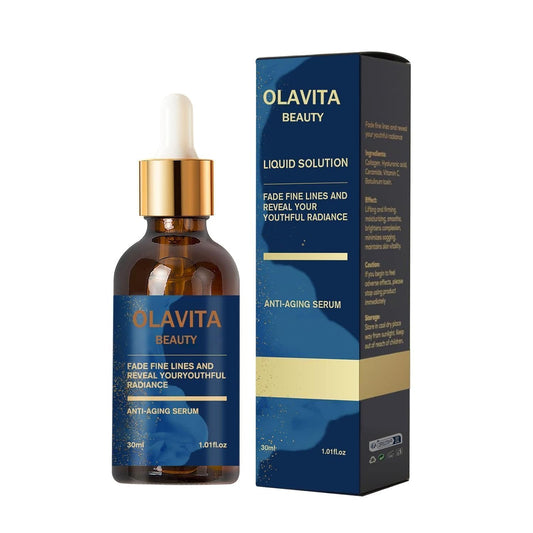 OLAVITA front packaging bottle showing sleek label and product benefit