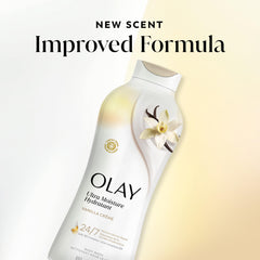Olay smooth skin after shower close-up showing softer, hydrated appearance