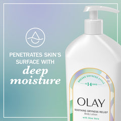 Applying Olay lotion to forearm for deep hydration and quick absorption