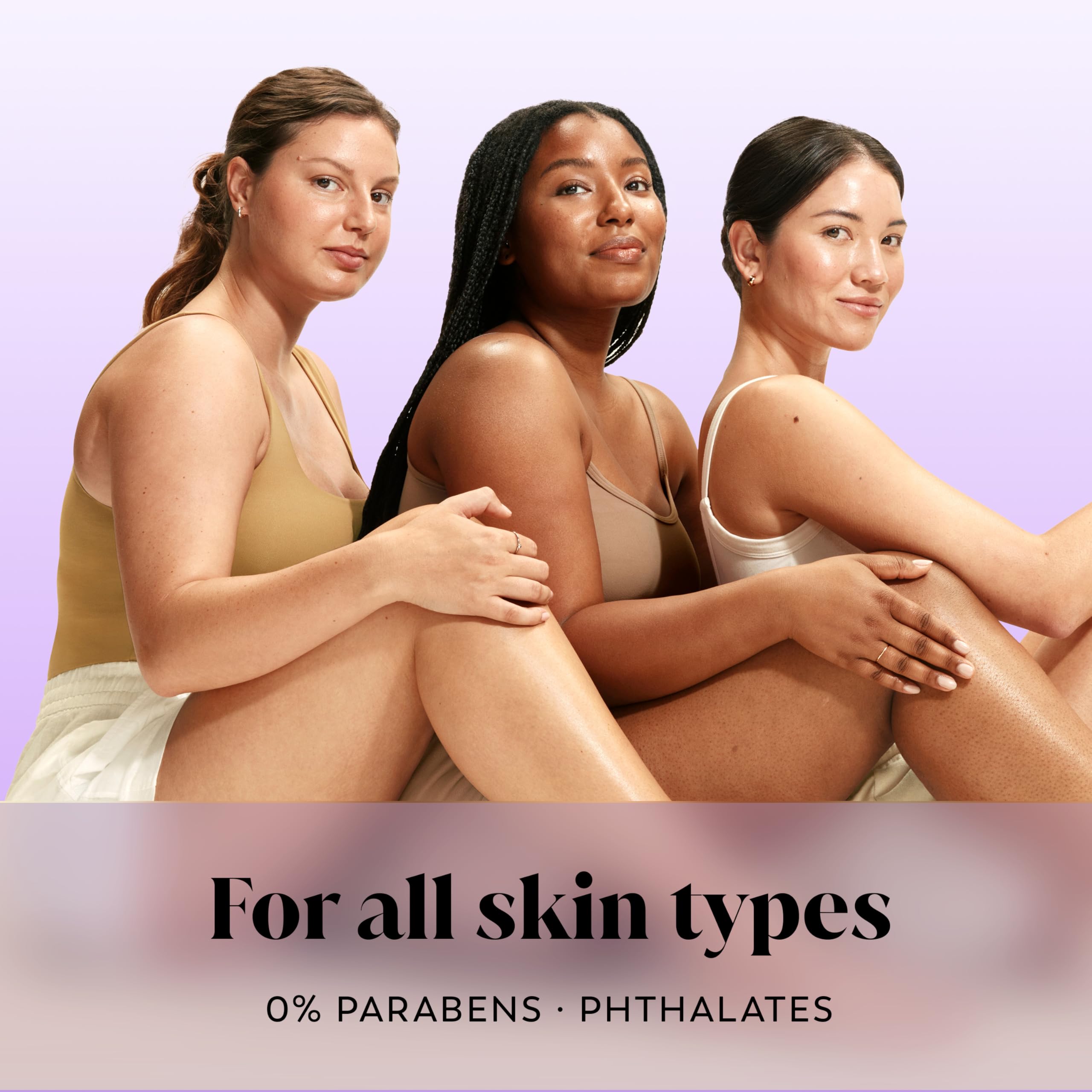 Olay four-pack arranged in bathroom scene showing convenient multi-bar supply