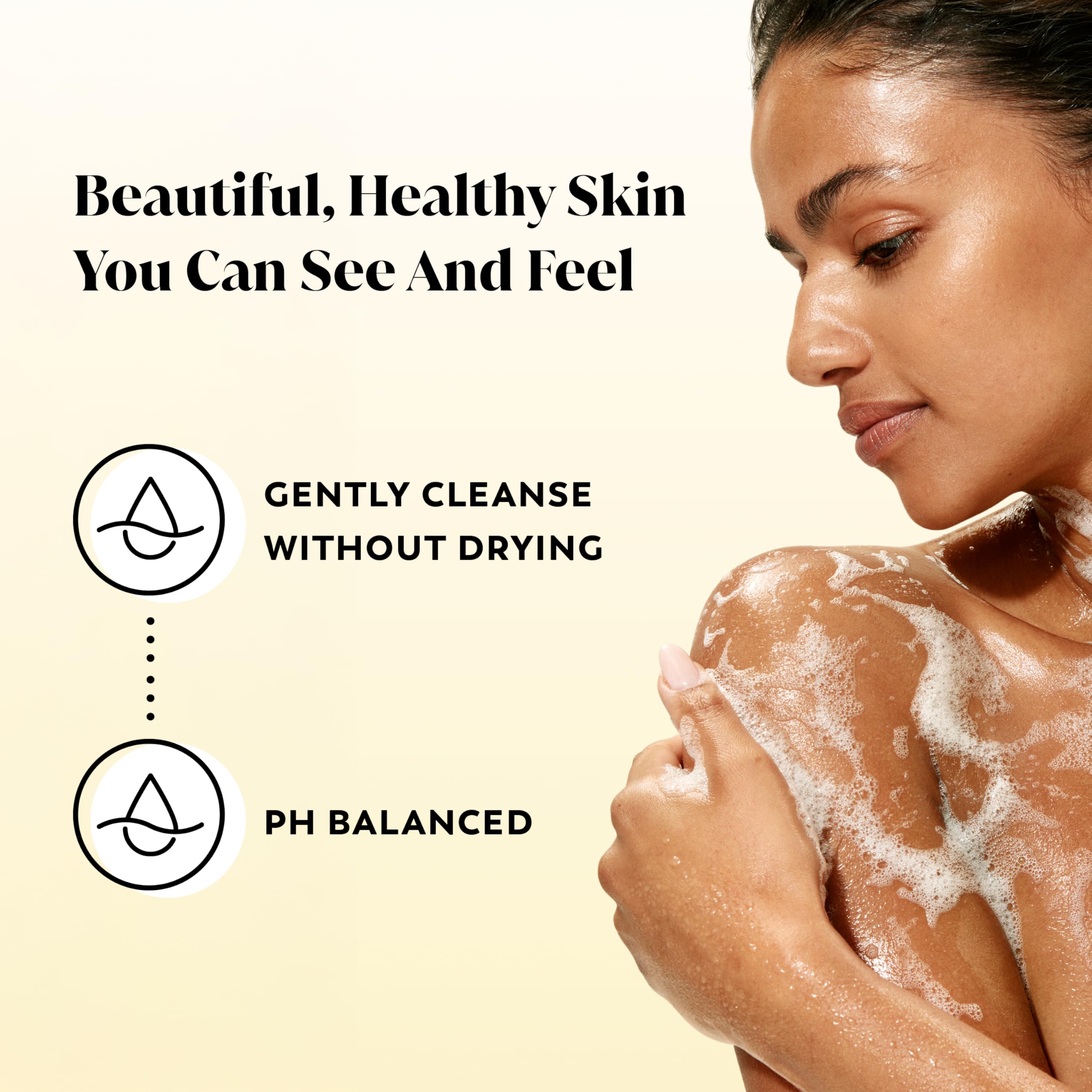 Olay beauty bar close-up showing smooth surface and moisturizing finish