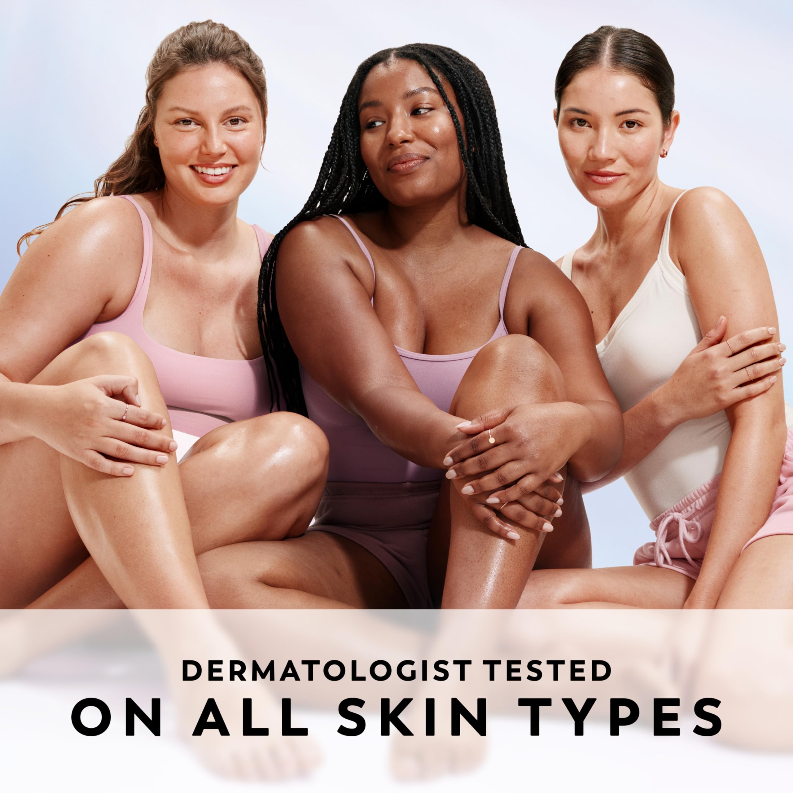 comparison photo showing improved skin texture after regular Olay use for visible results benefit