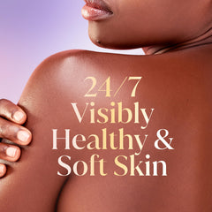 Olay creamy lather texture close-up illustrating rich hydration and gentle cleansing benefit