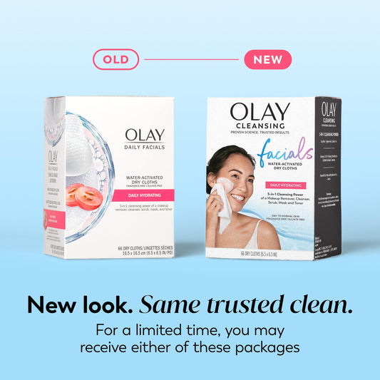 Olay close-up of cloth texture highlighting gentle exfoliating grip