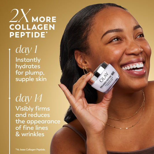 Olay cream texture close-up demonstrating smooth, non-greasy moisturization