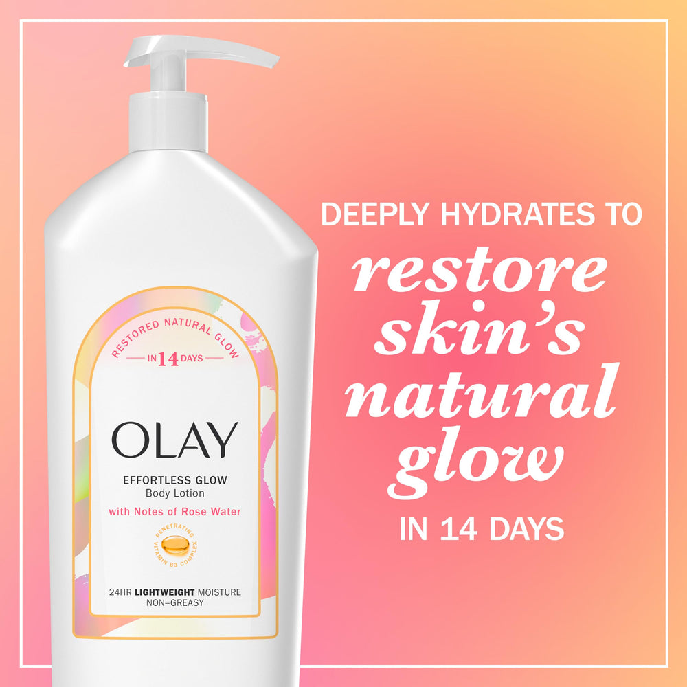Olay texture swatch on skin showing lightweight absorbent formula for instant hydration