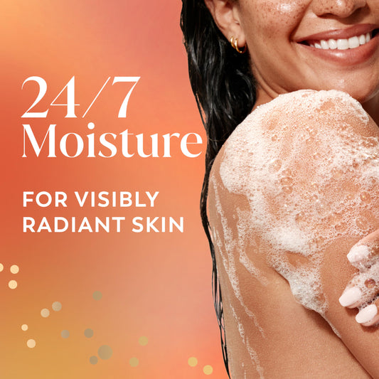 Olay back label showing ingredients and usage for moisture renewal