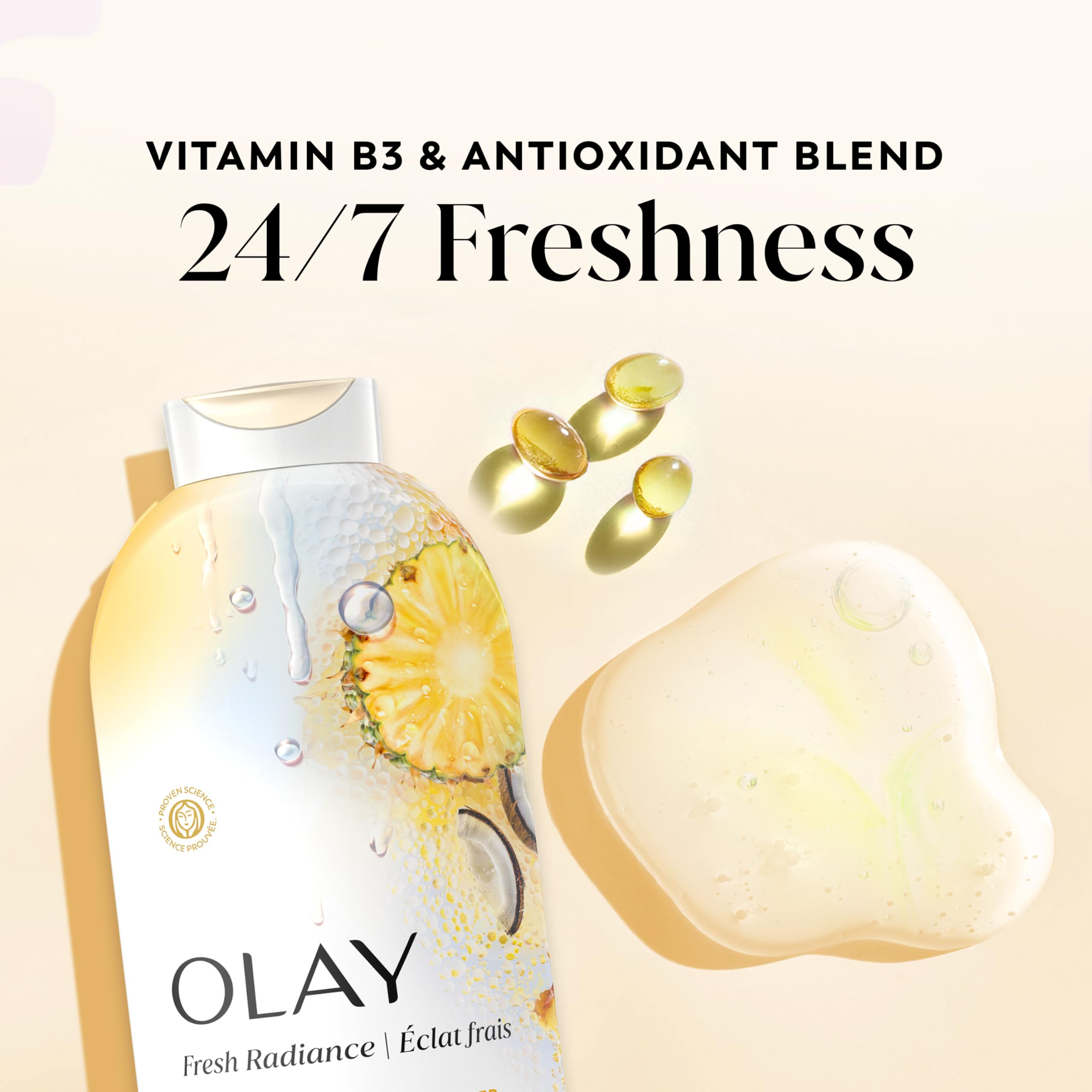 Olay creamy lather texture demonstrating gentle, effective cleanse