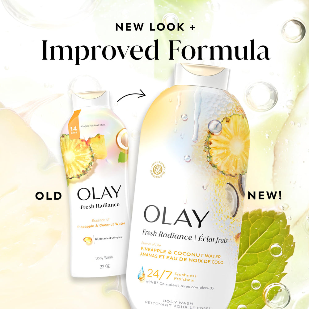 Olay product staged in bathroom conveying radiant skin routine