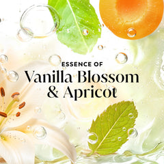 Olay Vanilla Blossom and Apricot essence image, conveys pleasant scent benefit