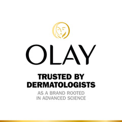 Olay ingredient label close-up showing fragrance-free formula benefit