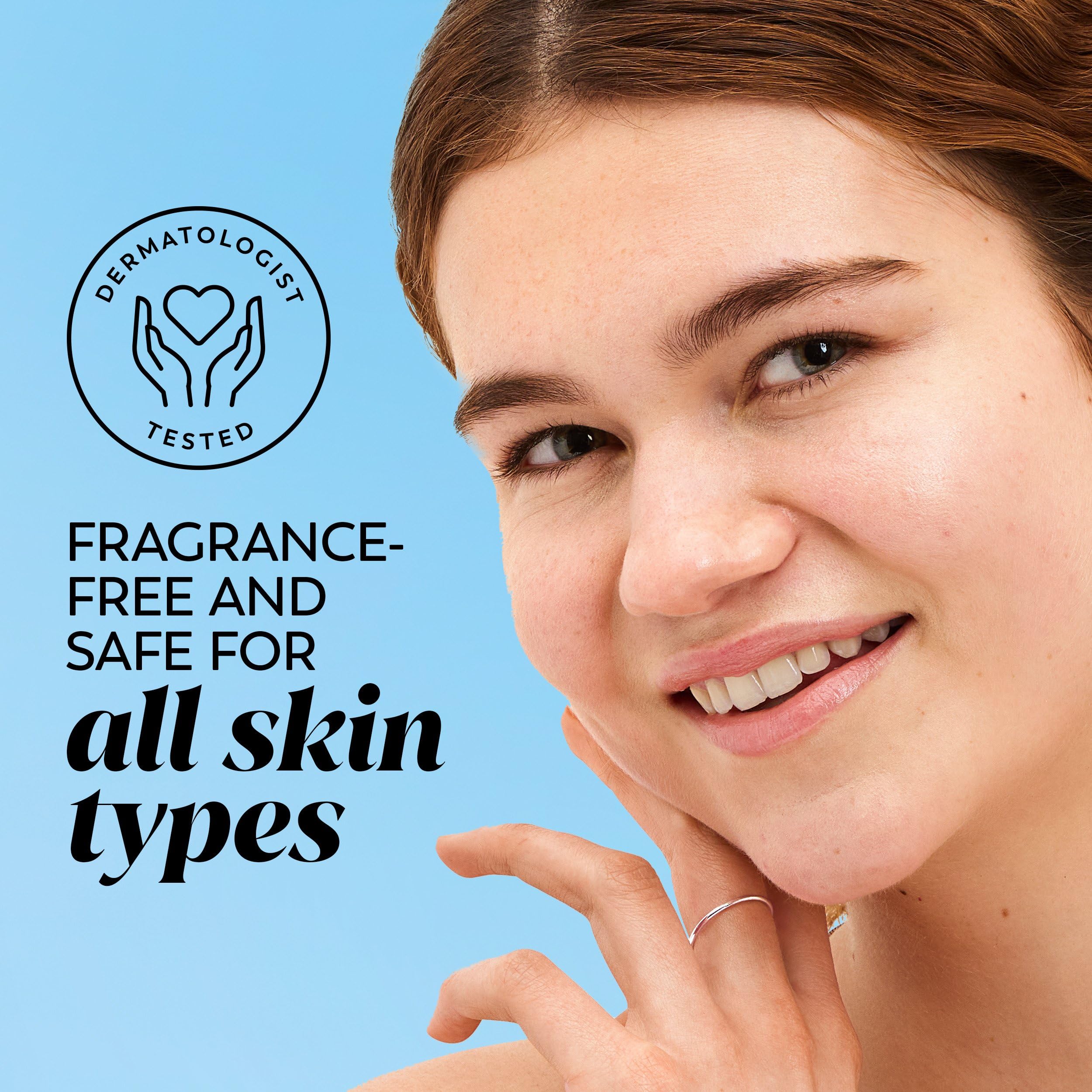 Olay balm open with smooth texture showing melting action benefit