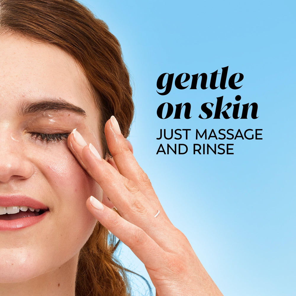 Olay balm on palm demonstrating spreadability for easy removal