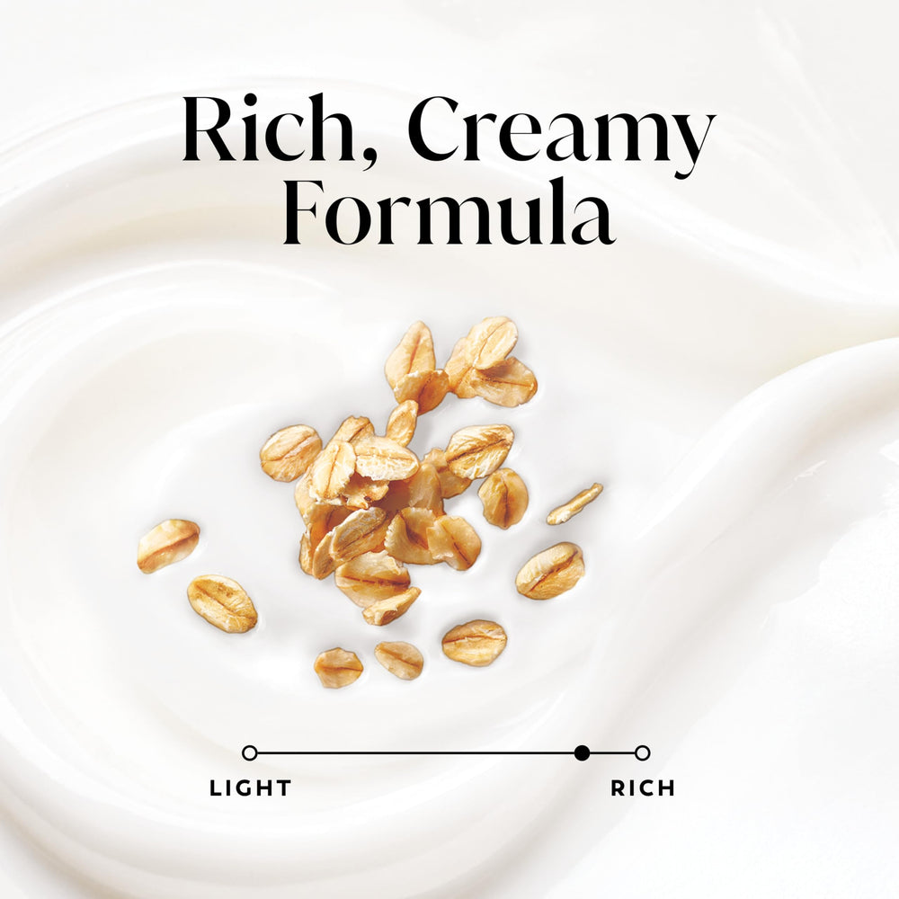 Oat extract ingredient visual with Olay highlighting soothing, calming benefit