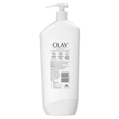 Graphic highlighting Olay vitamin B3 complex supporting moisture barrier