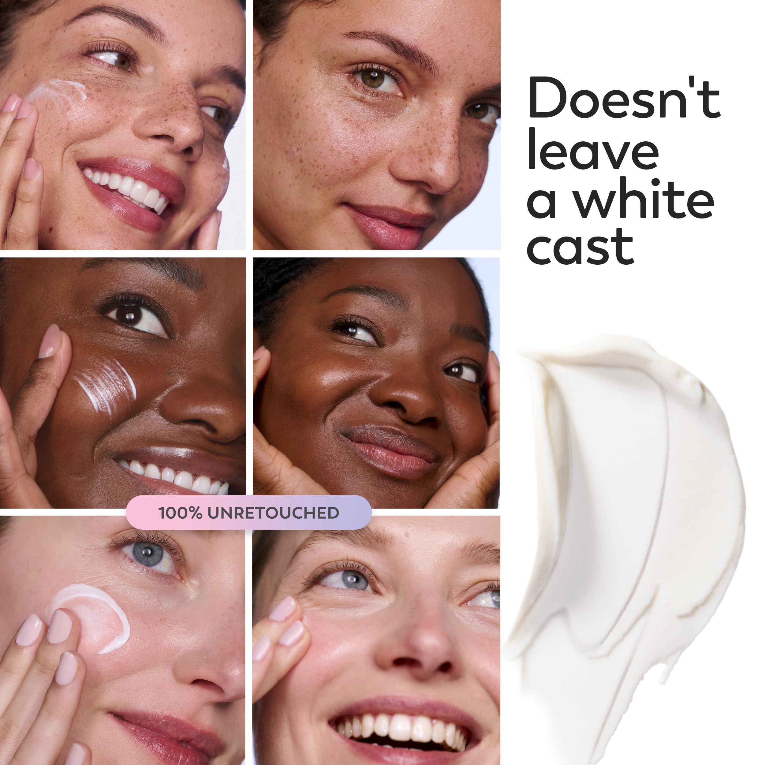 Olay label closeup highlighting active ingredients and clear formulation benefits
