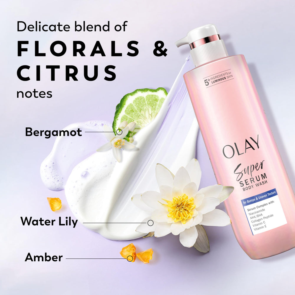 Olay lather in hand demonstrating creamy foam that softens rough skin