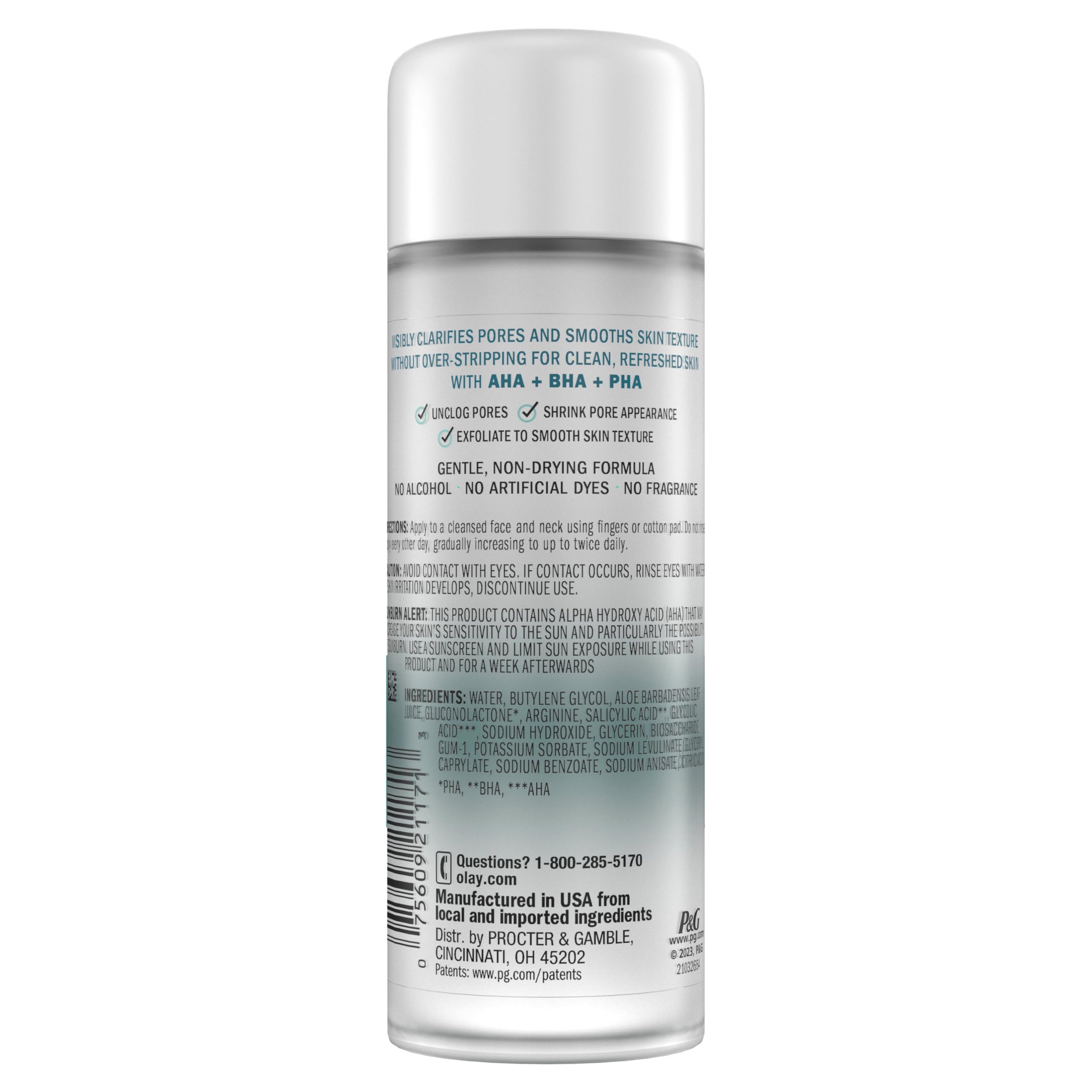 Olay bottle on bathroom counter suggesting everyday skincare ritual