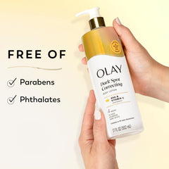 Olay lotion on bathroom counter showing everyday routine convenience