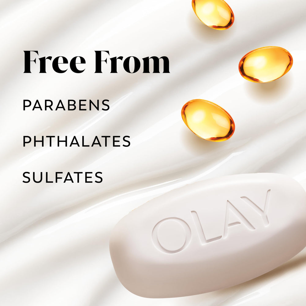 Olay pack of eight boxes stacked illustrating bulk supply convenience