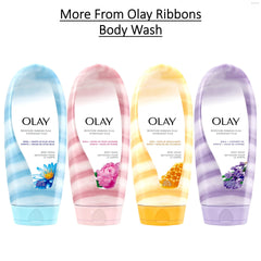 Olay pack of four bottles arranged highlighting value and supply