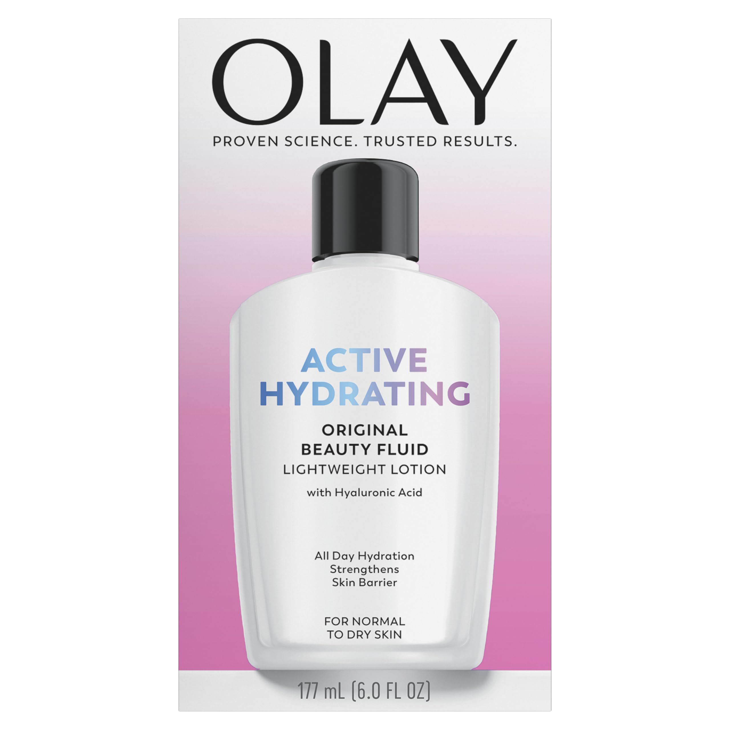 Olay bottle staged with flowers showing classic beauty and daily ritual benefit