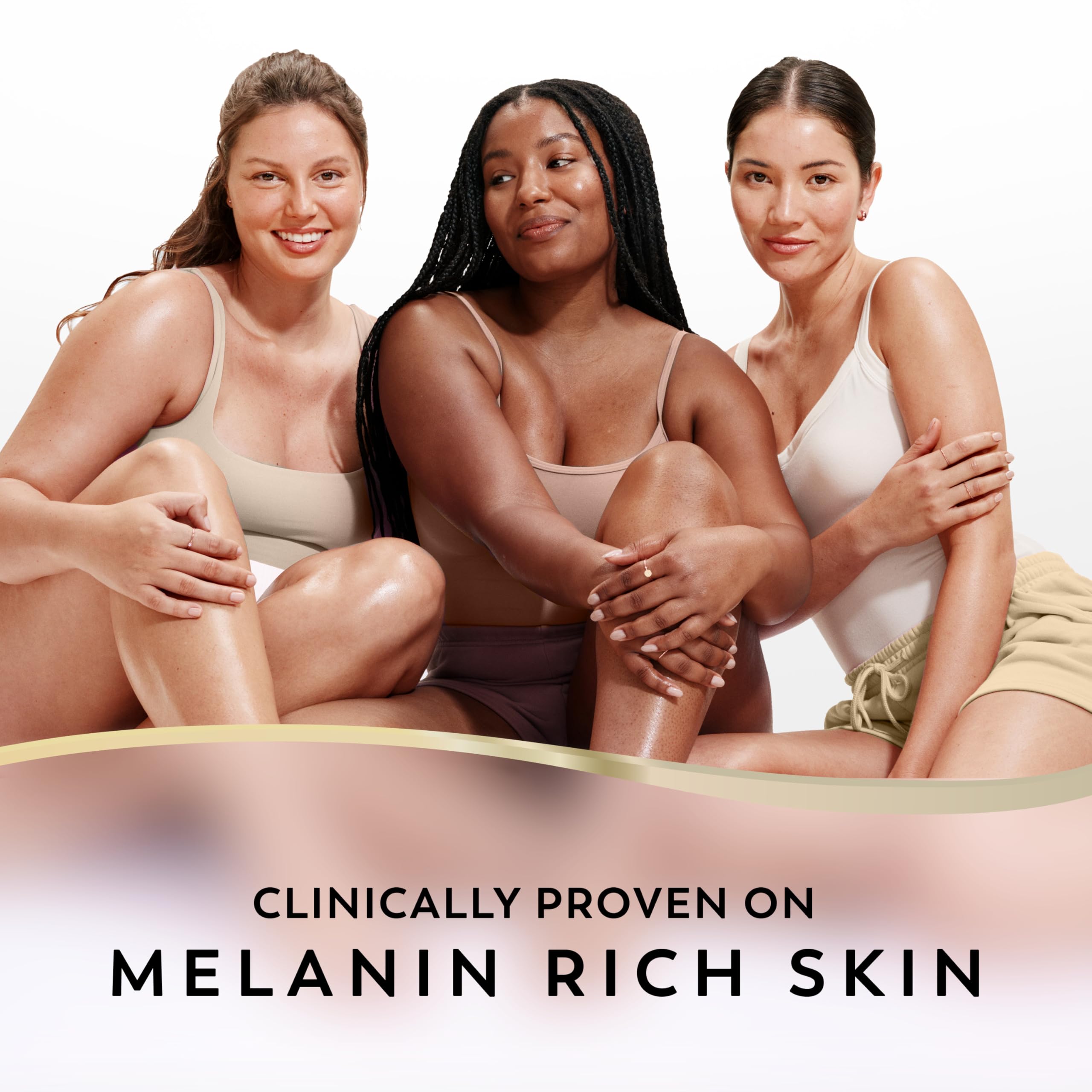 Olay paired with serum body wash demonstrating complementary regimen benefits