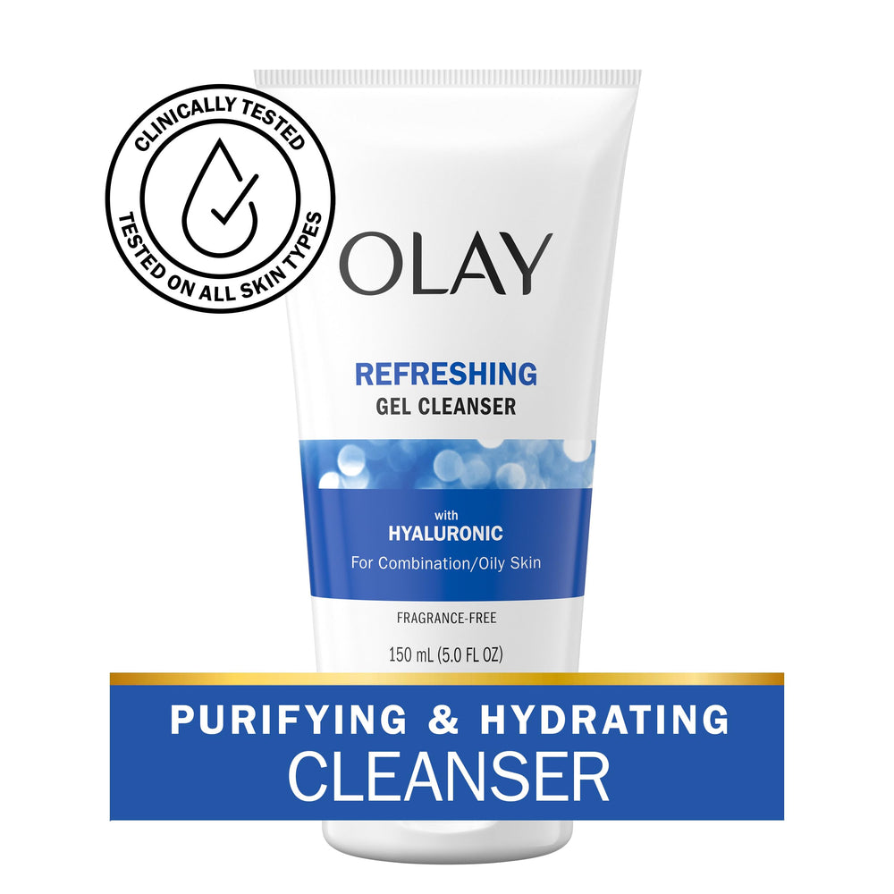 Olay pump dispenser top view for easy hands-free use