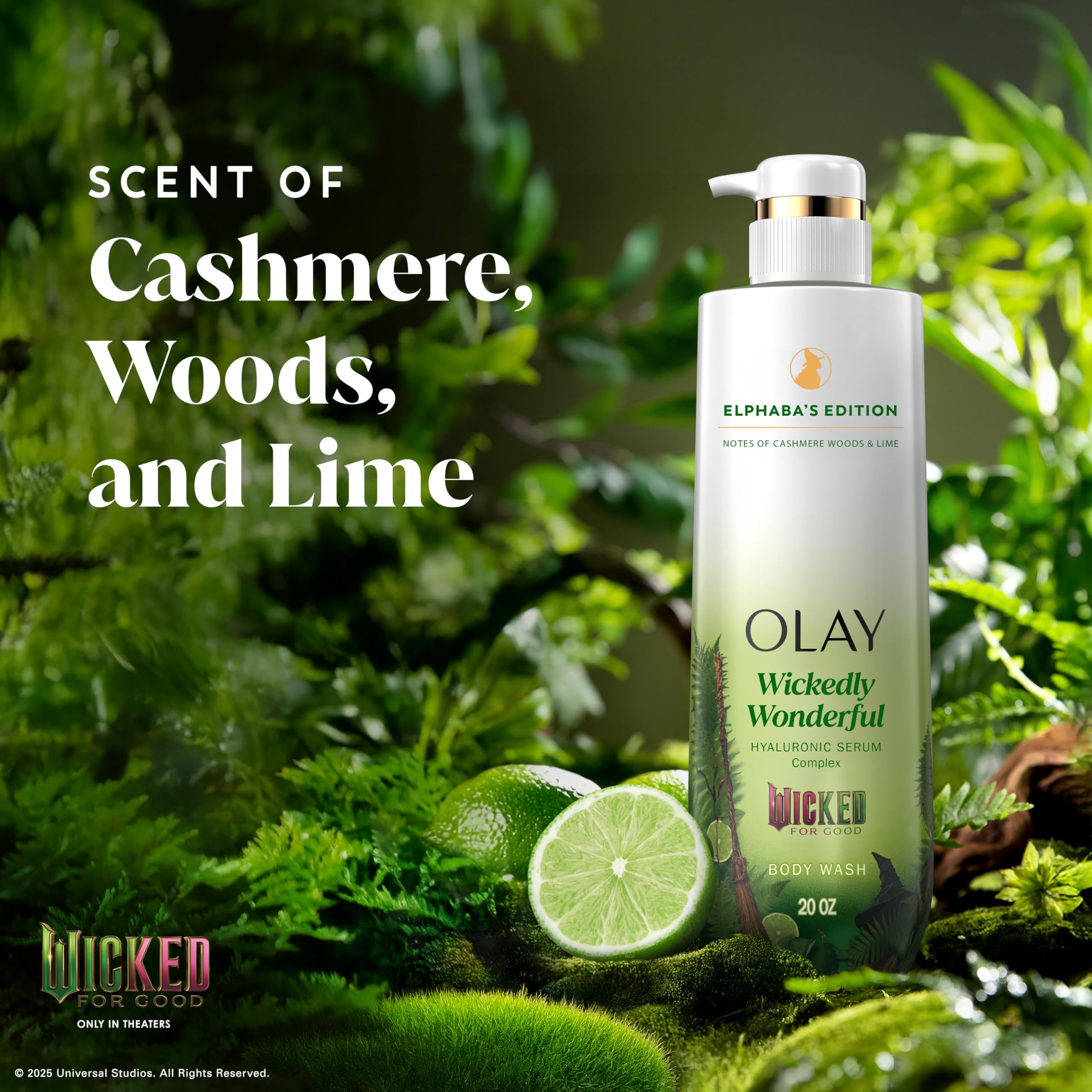 Olay pump dispensing creamy body wash for controlled, no-waste application