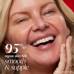 Olay Regenerist application on fingers showing smooth spread and quick absorption