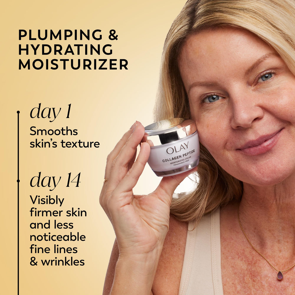 Olay Regenerist being scooped onto hand demonstrating smooth application and hydration