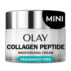 Olay Regenerist front jar showing trial-size and clear branding for easy trial