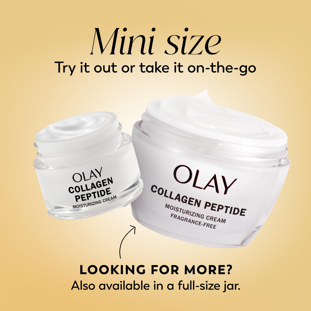 Olay Regenerist cream texture close-up revealing lightweight, fast-absorbing formula